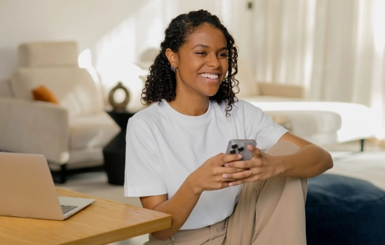 Smiling women